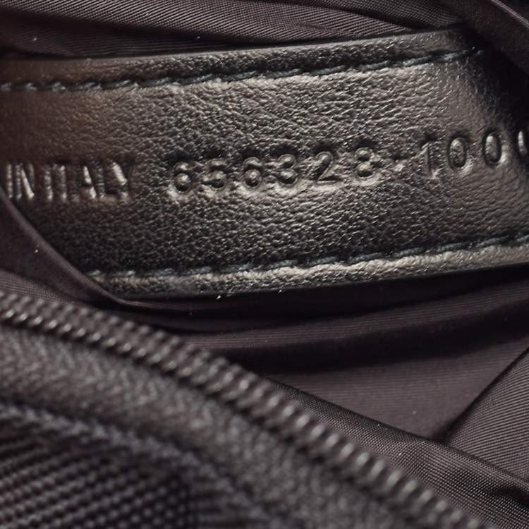 Pre Owned Balenciaga Black Nylon Mini Gamer Patch Backpack Crossbody Bag