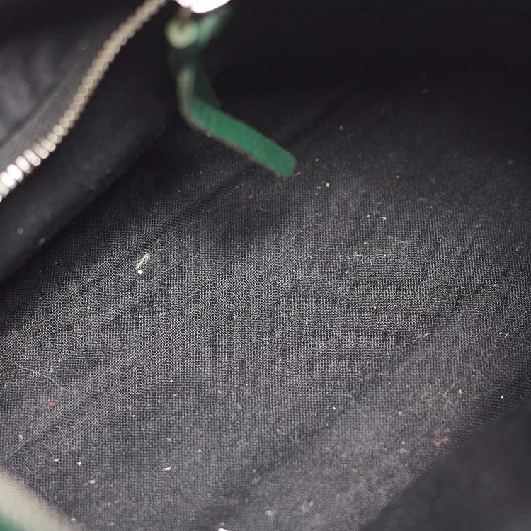 Pre Owned Balenciaga Green Leather Mini Classic City Bag