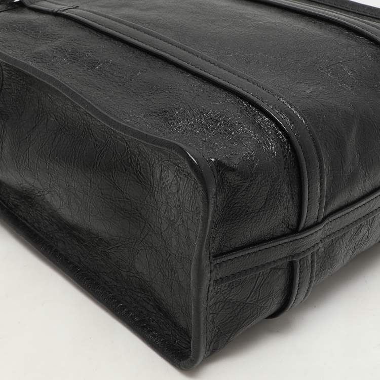 مملوكة مسبقًا Balenciaga Black Leather Small Bazar Shopper Tote