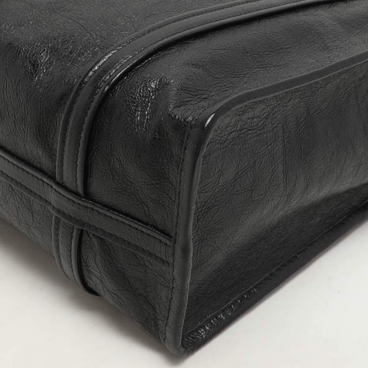 مملوكة مسبقًا Balenciaga Black Leather Small Bazar Shopper Tote