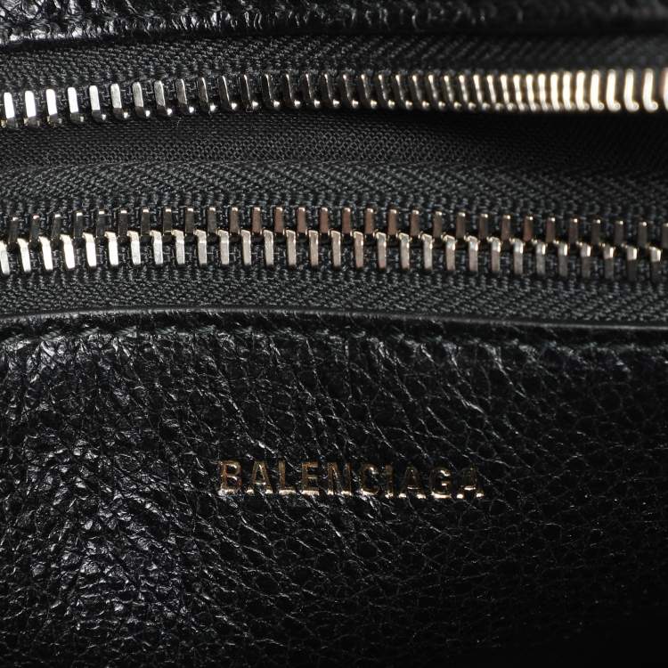 مملوكة مسبقًا Balenciaga Black Leather Small Bazar Shopper Tote