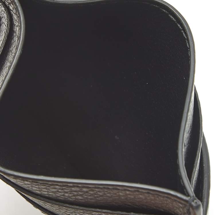 Pre Owned Balenciaga Neo Classic Black Leather Card Holder