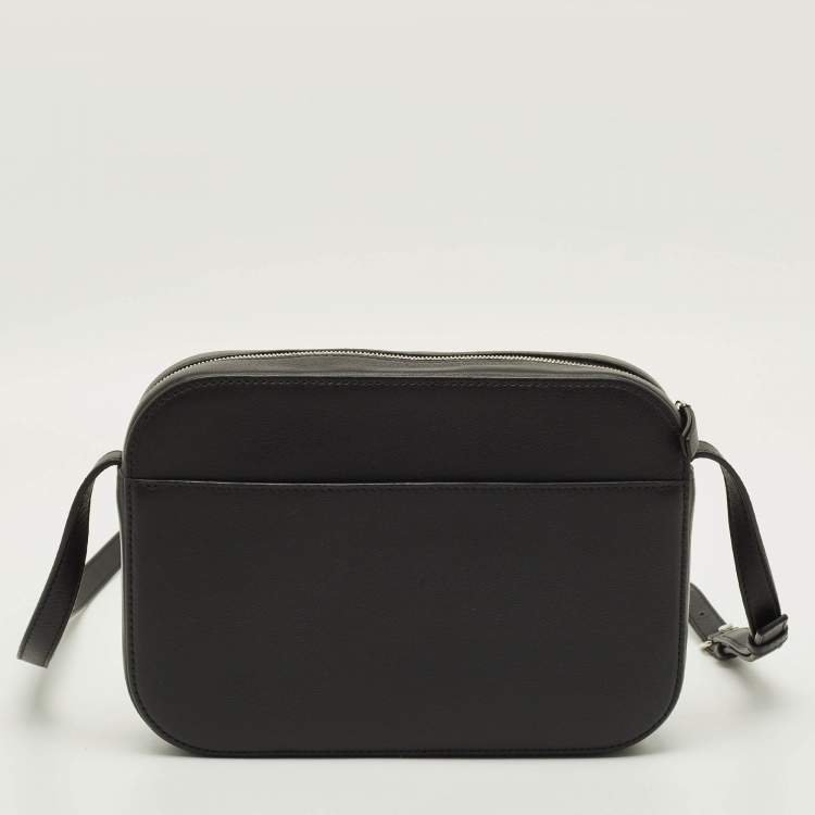 Pre Owned Balenciaga Everyday Small Black Leather Camera Shoulder Bag