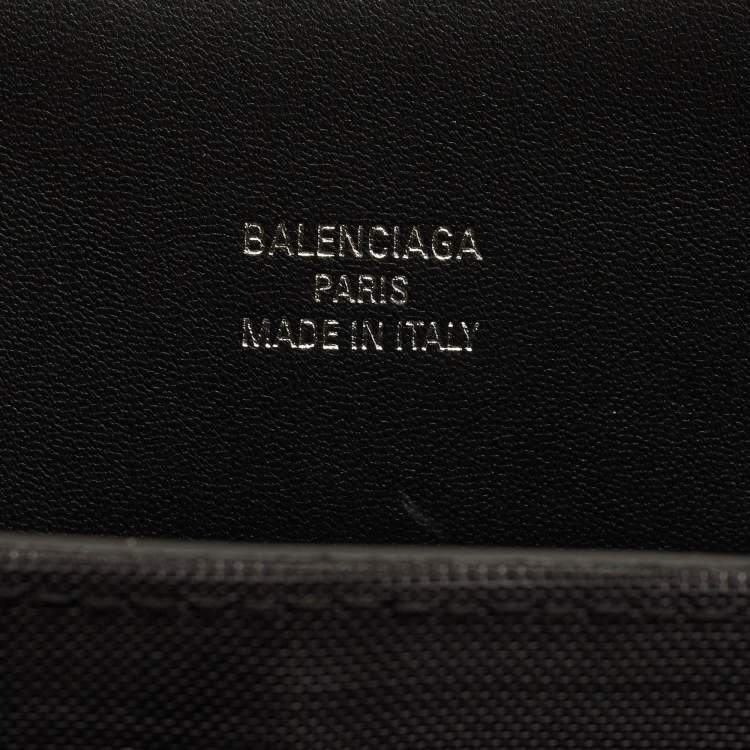 Pre Owned Balenciaga Duty Free Large Black Mesh Nylon Tote