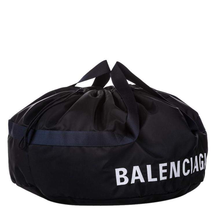 Balenciaga Black S Wheel Everyday Nylon Travel Bag Balenciaga |