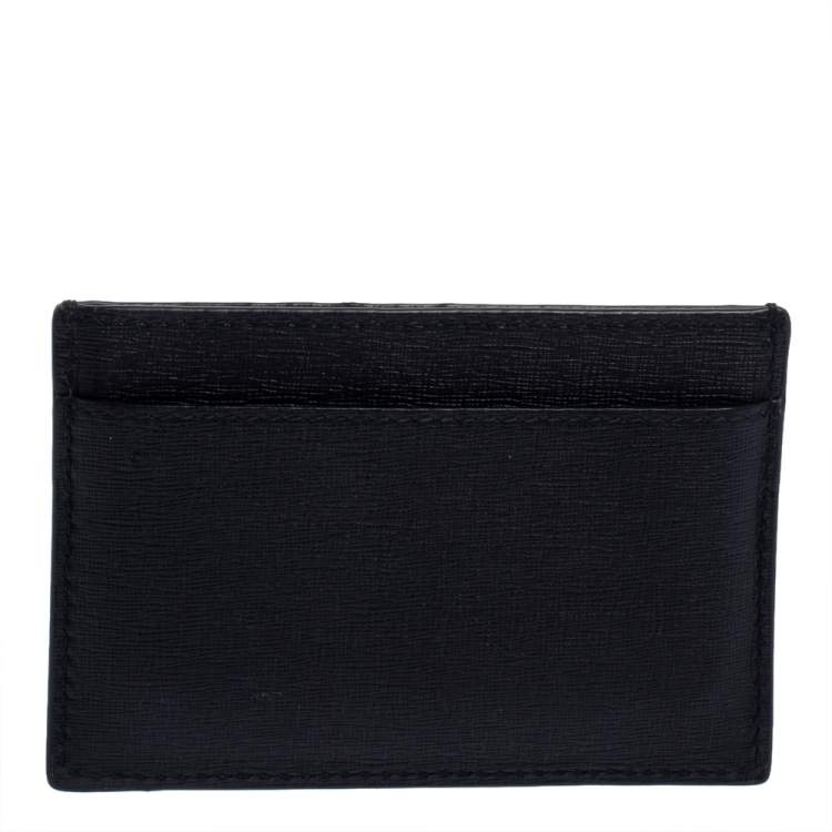 Pre Owned Balenciaga Black Leather Everyday Card Case