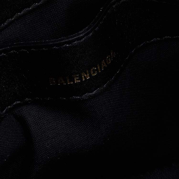 مملوكة مسبقًا Balenciaga Black Quilted Leather XXS Ville Satchel