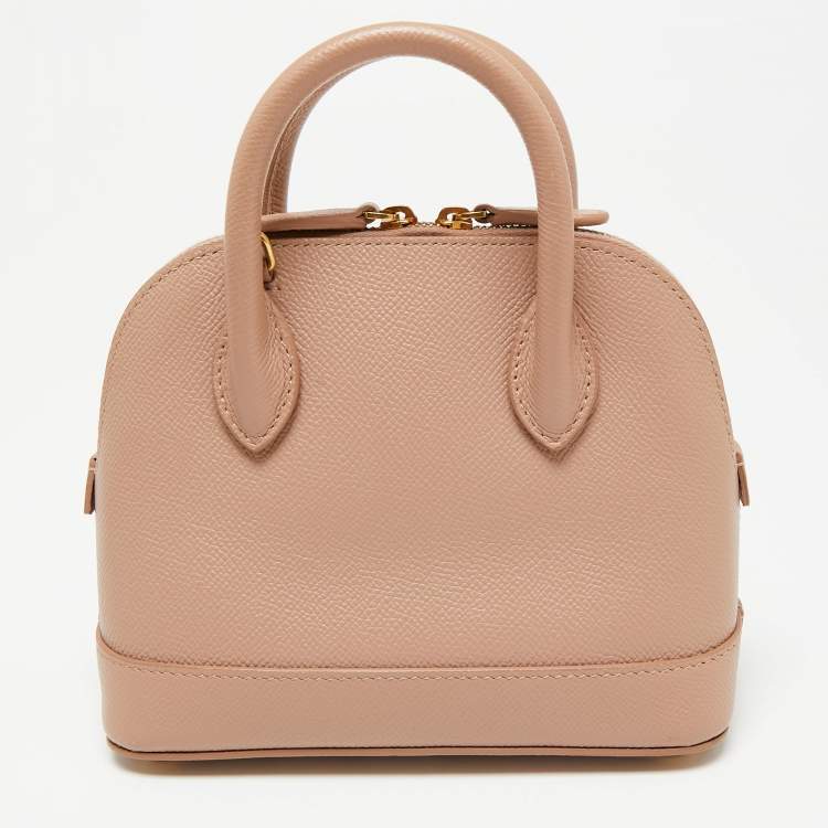 مملوكة مسبقًا Balenciaga Beige Leather XXS Ville Satchel