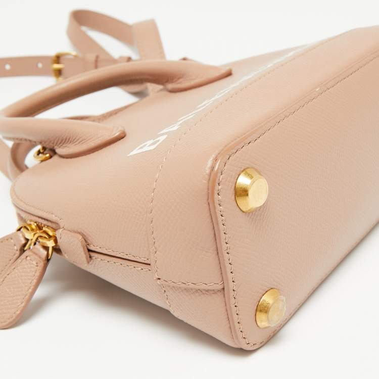 مملوكة مسبقًا Balenciaga Beige Leather XXS Ville Satchel