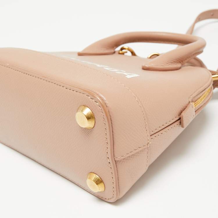مملوكة مسبقًا Balenciaga Beige Leather XXS Ville Satchel
