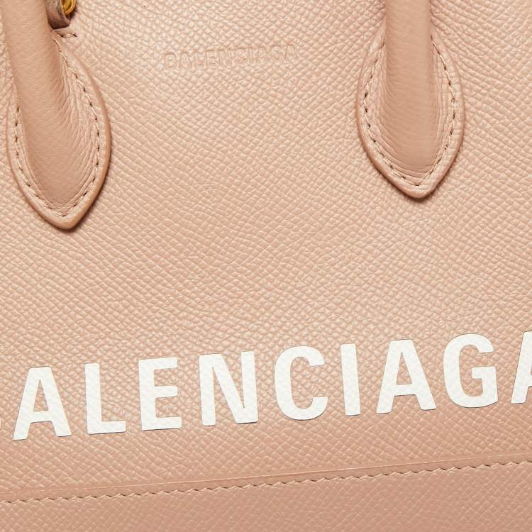 مملوكة مسبقًا Balenciaga Beige Leather XXS Ville Satchel