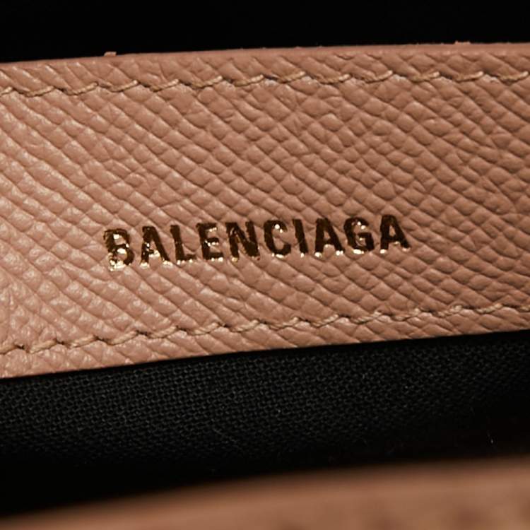 مملوكة مسبقًا Balenciaga Beige Leather XXS Ville Satchel