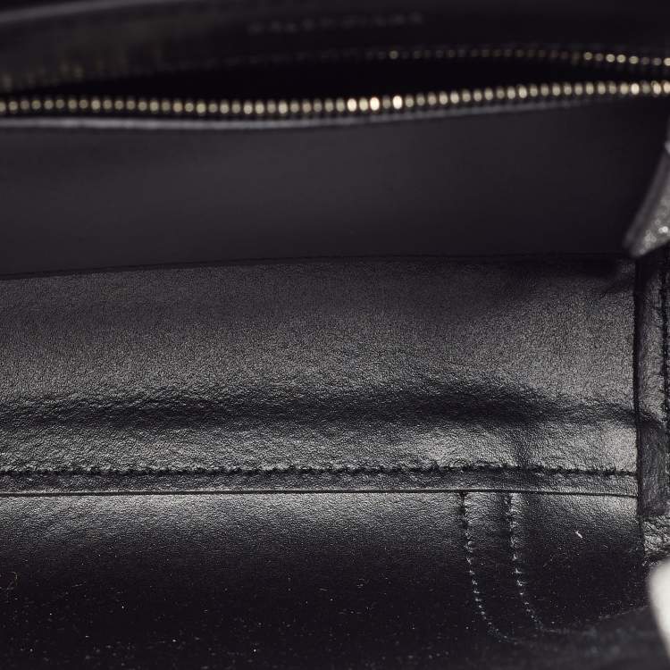 مملوكة مسبقًا Balenciaga Silver Glitter Leather XXS Everyday Tote