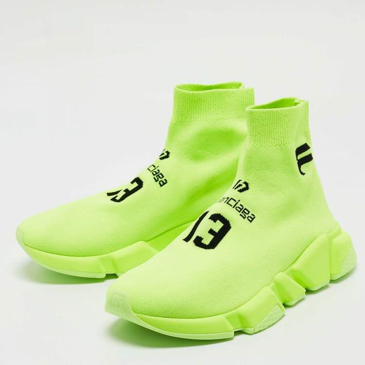 Balenciaga sock shoes yellow hotsell