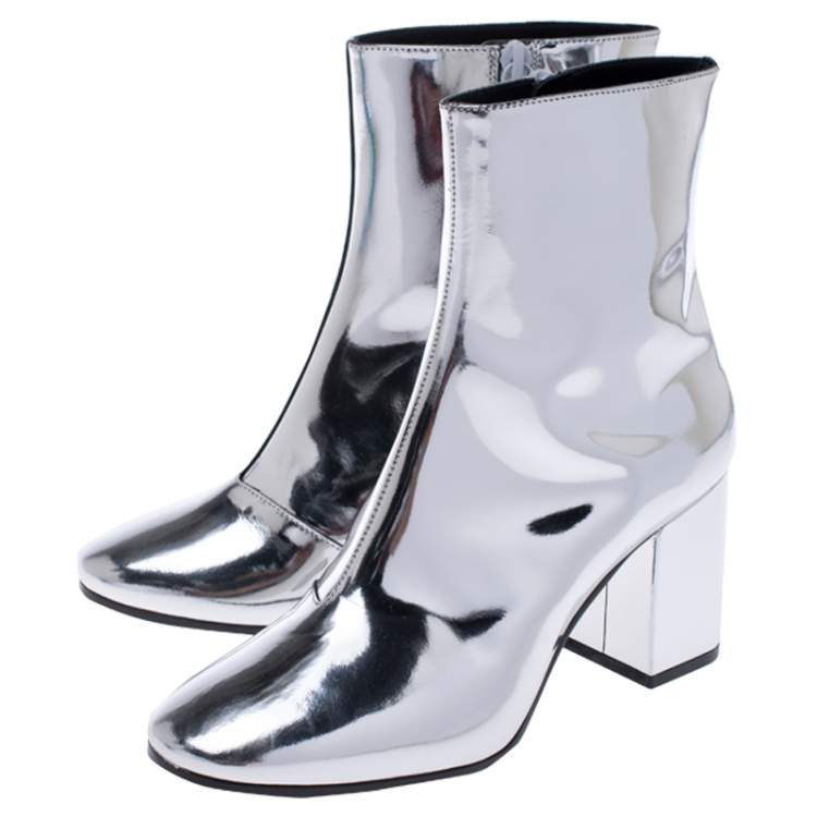 balenciaga shoes silver