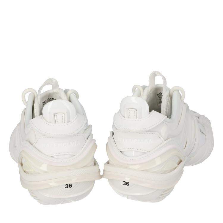 Pre Owned Balenciaga White Tyrex 2020 Sneakers Size 37