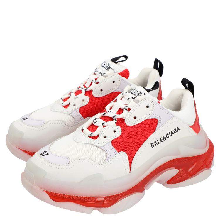 balenciaga triple s clear sole 37