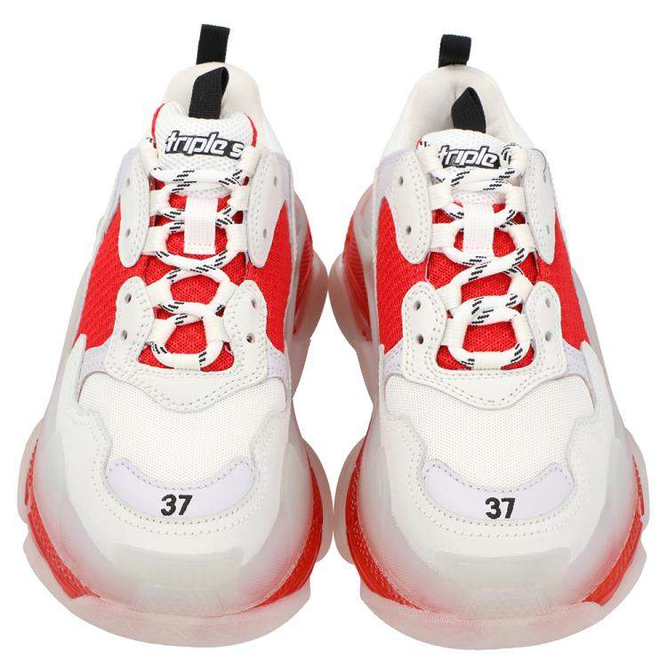 Pre Owned Balenciaga Triple S Clear Sole Size 39