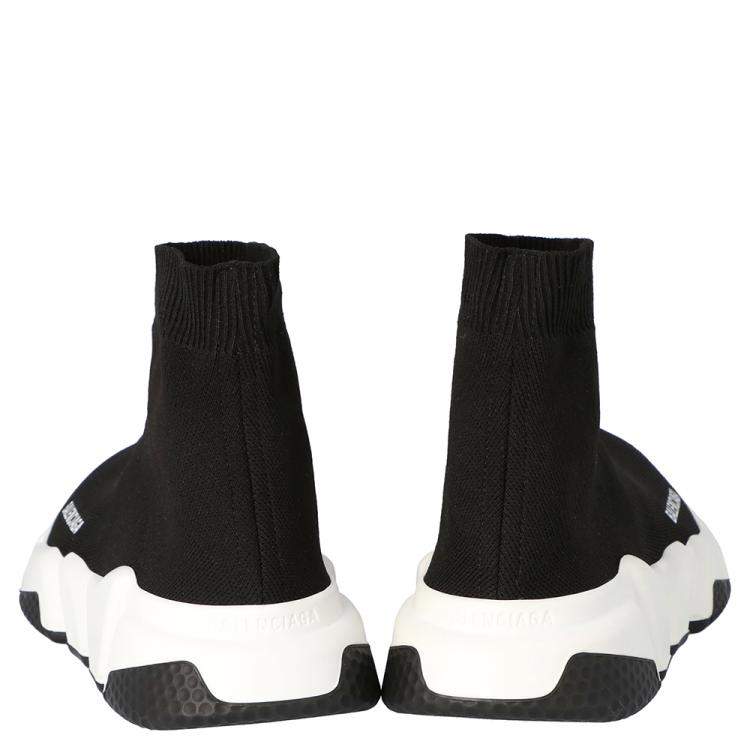 Pre Owned Balenciaga Black Speed Sneakers Size EU 36