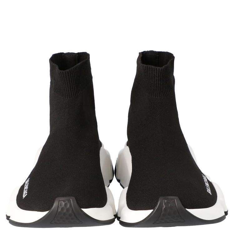 Pre Owned Balenciaga Black Speed Sneakers Size EU 36