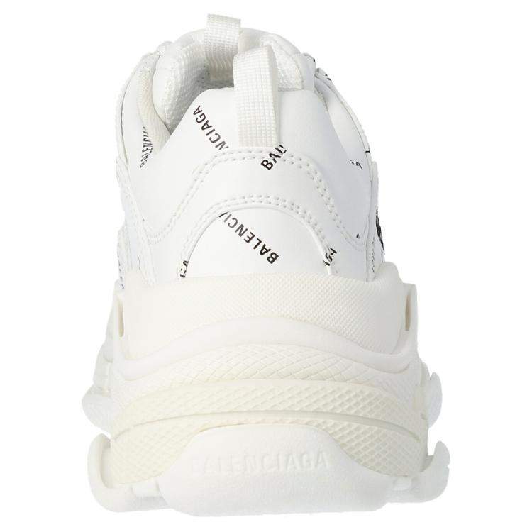 Pre Owned Balenciaga White Triple S Sneakers Size EU 35