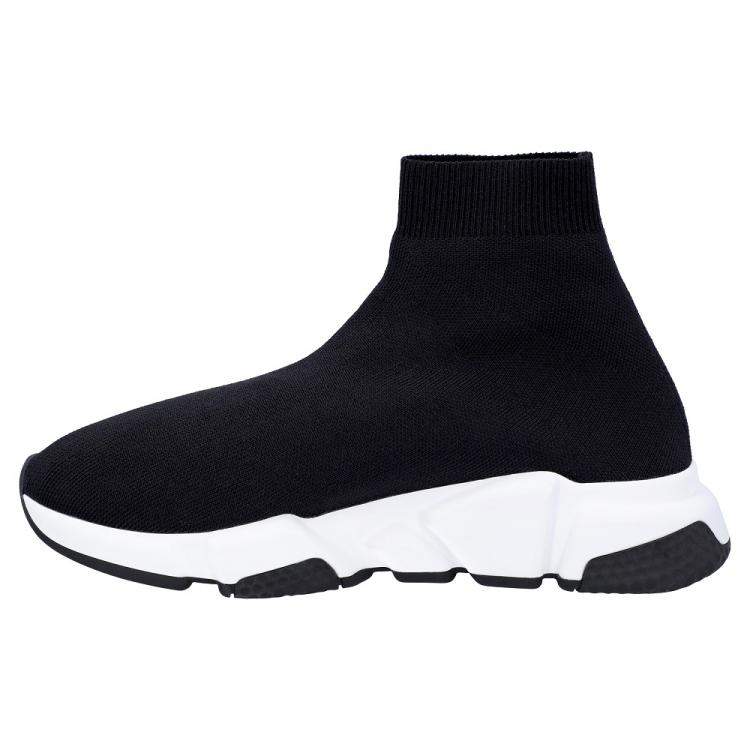 Pre Owned Balenciaga Black Women's Speed Graffiti Sneaker EU 38