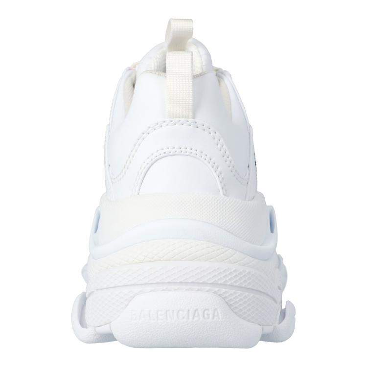 Pre Owned Balenciaga White Triple S Sneakers EU 37