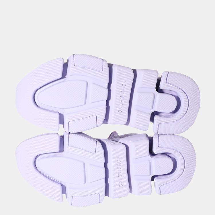 Pre Owned Balenciaga Lilac Wmns Recycled Knit Speed 2.0 Sneaker EU 36