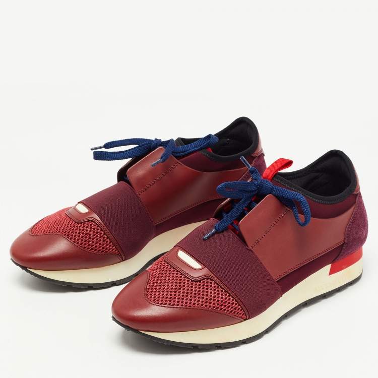 Burgundy balenciaga cheap runners