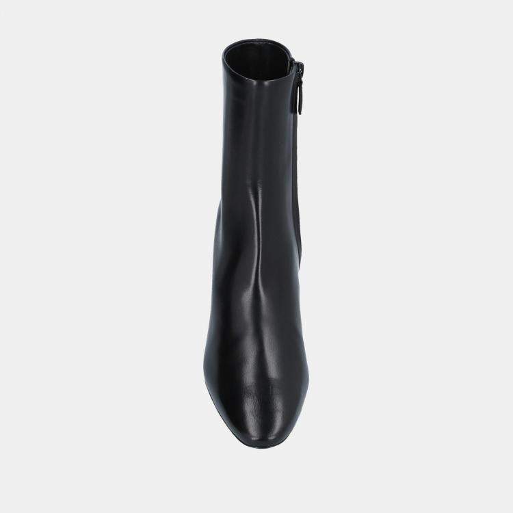 Pre Owned Balenciaga Leather Zip Ankle Boots Size 37.5