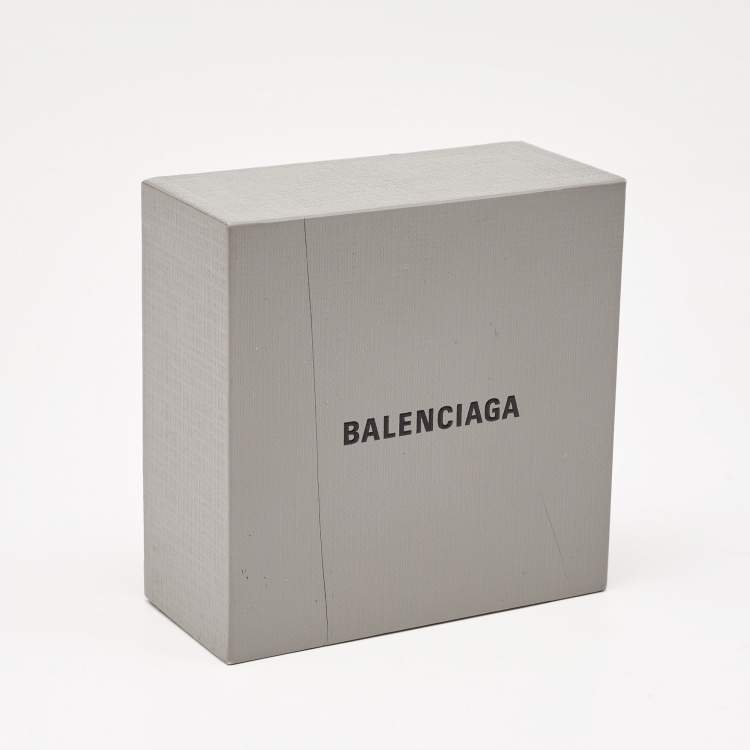 Pre Owned Balenciaga BB  Gold Tone Earrings 