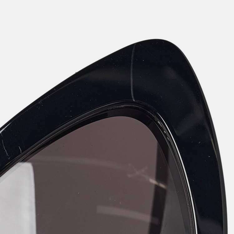 Pre Owned Balenciaga Black BB0293S Cat Eye Sunglasses