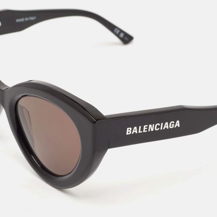 Pre Owned Balenciaga Black BB7003S Cat Eye Sunglasses