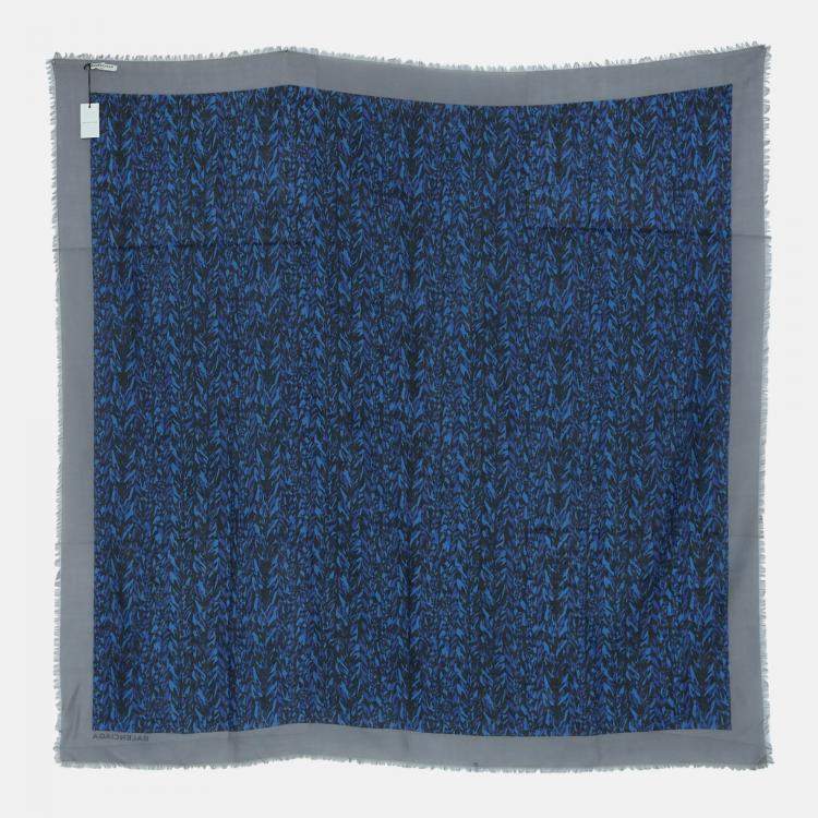 Pre Owned Balenciaga Printed Scarf