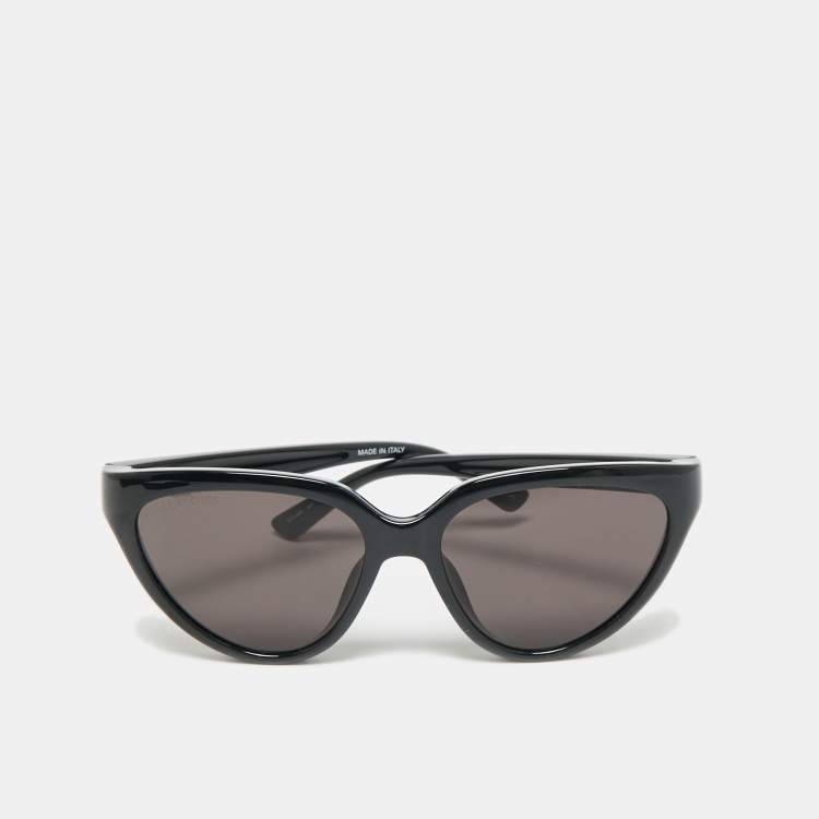 Pre Owned Balenciaga Black BB0149S Cat Eye Sunglasses