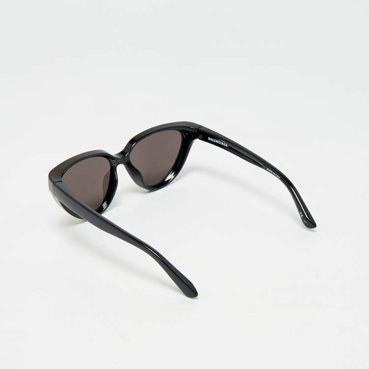 Pre Owned Balenciaga Black BB0149S Cat Eye Sunglasses