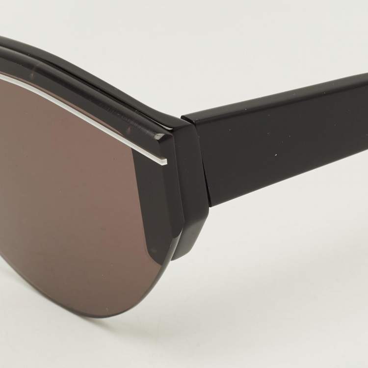 Pre Owned Balenciaga Black BB0004S Butterfly Sunglasses