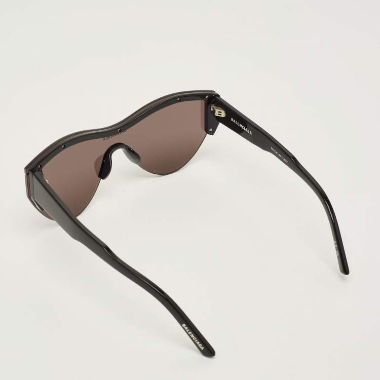 Pre Owned Balenciaga Black BB0004S Butterfly Sunglasses