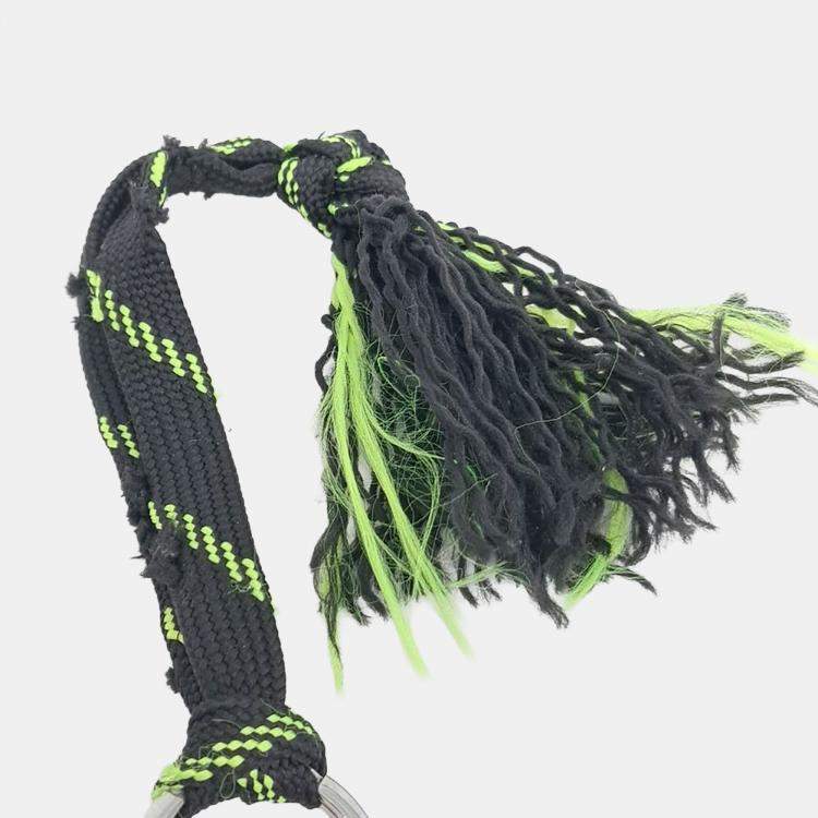 Pre Owned Balenciaga BB shoelace bag charm and key ring