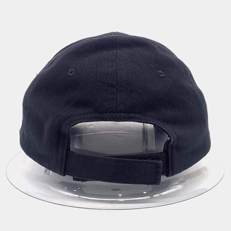 Pre Owned Balenciaga Black, White Cotton Cap Hat