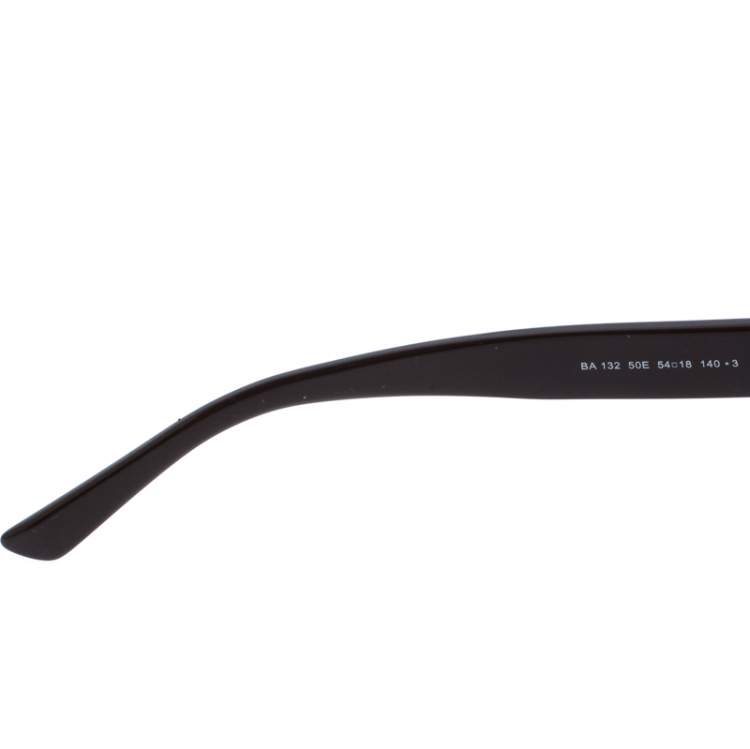 Pre Owned Balenciaga Brown Diagonal Logo Print Cat Eye Sunglasses