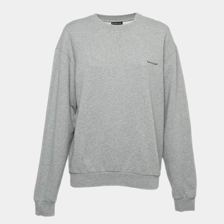 Balenciaga sweatshirt womens grey online