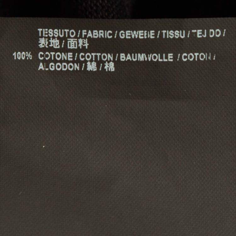 Pre Owned Balenciaga Black Cotton Knit Deconstructed Drape T-Shirt XS
