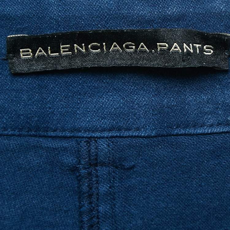 Pre Owned Balenciaga Blue Denim Tight Fit Jeans M Waist 28" 