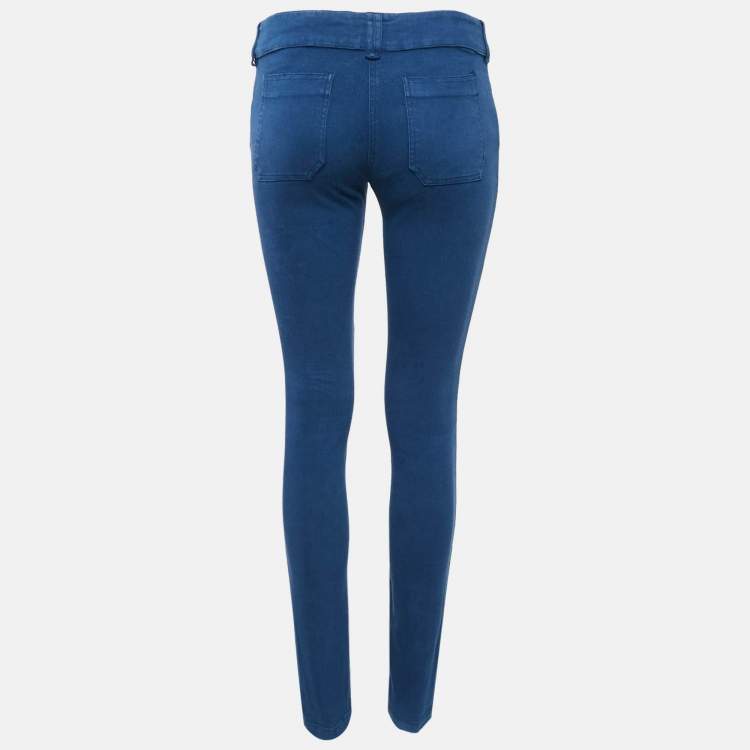 Pre Owned Balenciaga Blue Denim Tight Fit Jeans M Waist 28" 