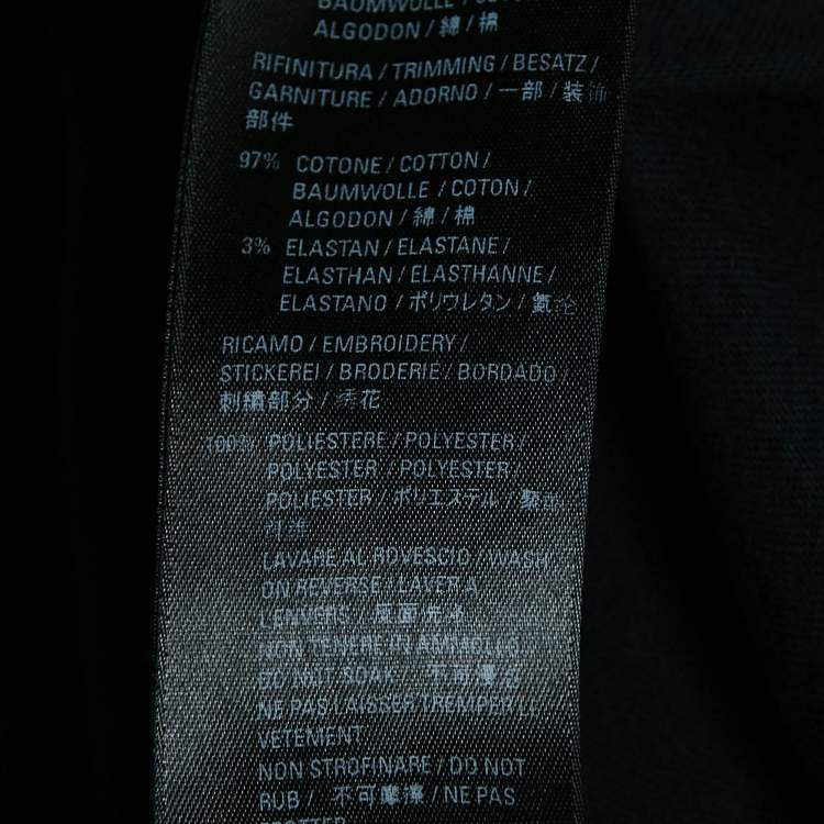 Pre Owned Balenciaga Black The Simpsons Print Cotton Unifit T-Shirt L