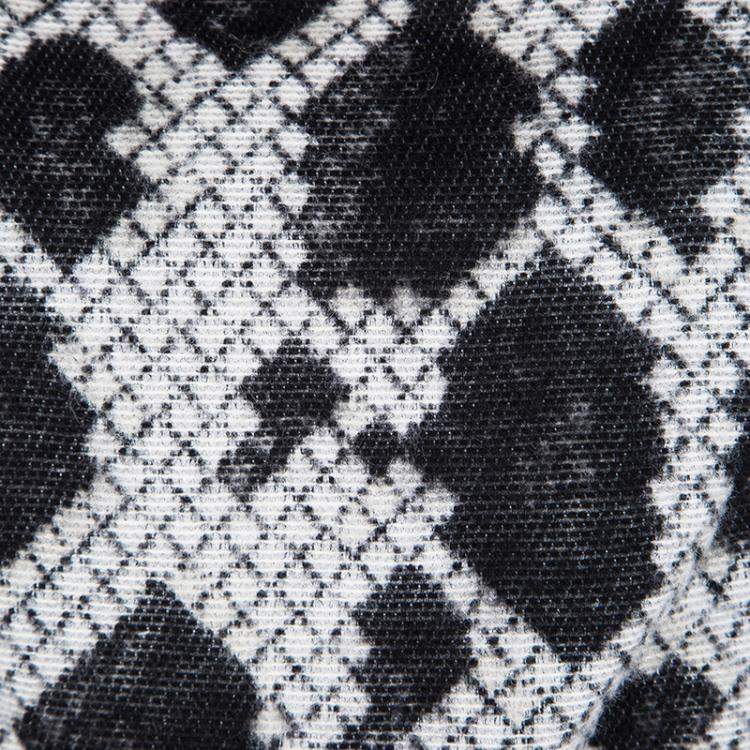 Pre Owned Balenciaga Black Pixelated Snake Pattern Sleeveless Sheath Dress M