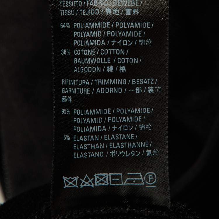 Pre Owned Balenciaga Black Jersey Zip-Up Jacket and Pants Set M