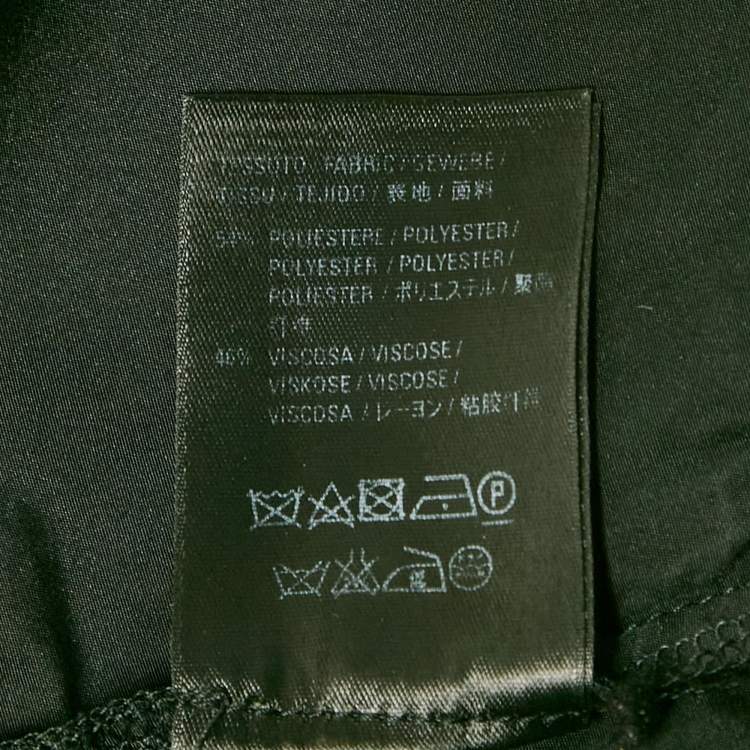 Pre Owned Balenciaga Black Synthetic Detachable Track Pants S
