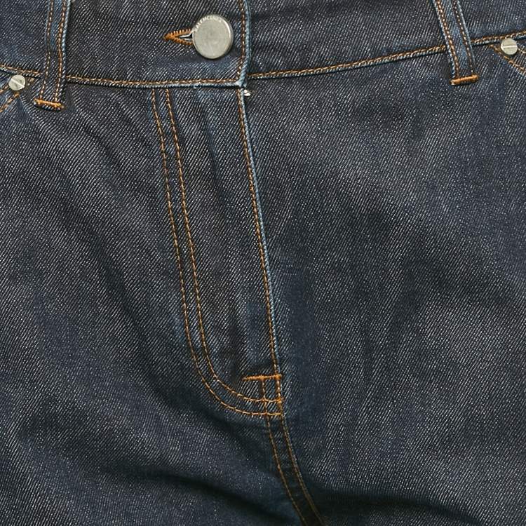 Pre Owned Balenciaga Blue Denim Straight Leg Jeans M Waist 29"
